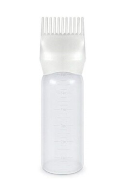 1 Hair Root Comb Color Applicator Bottle, 6 oz measuring scales NEW FREE SHIP