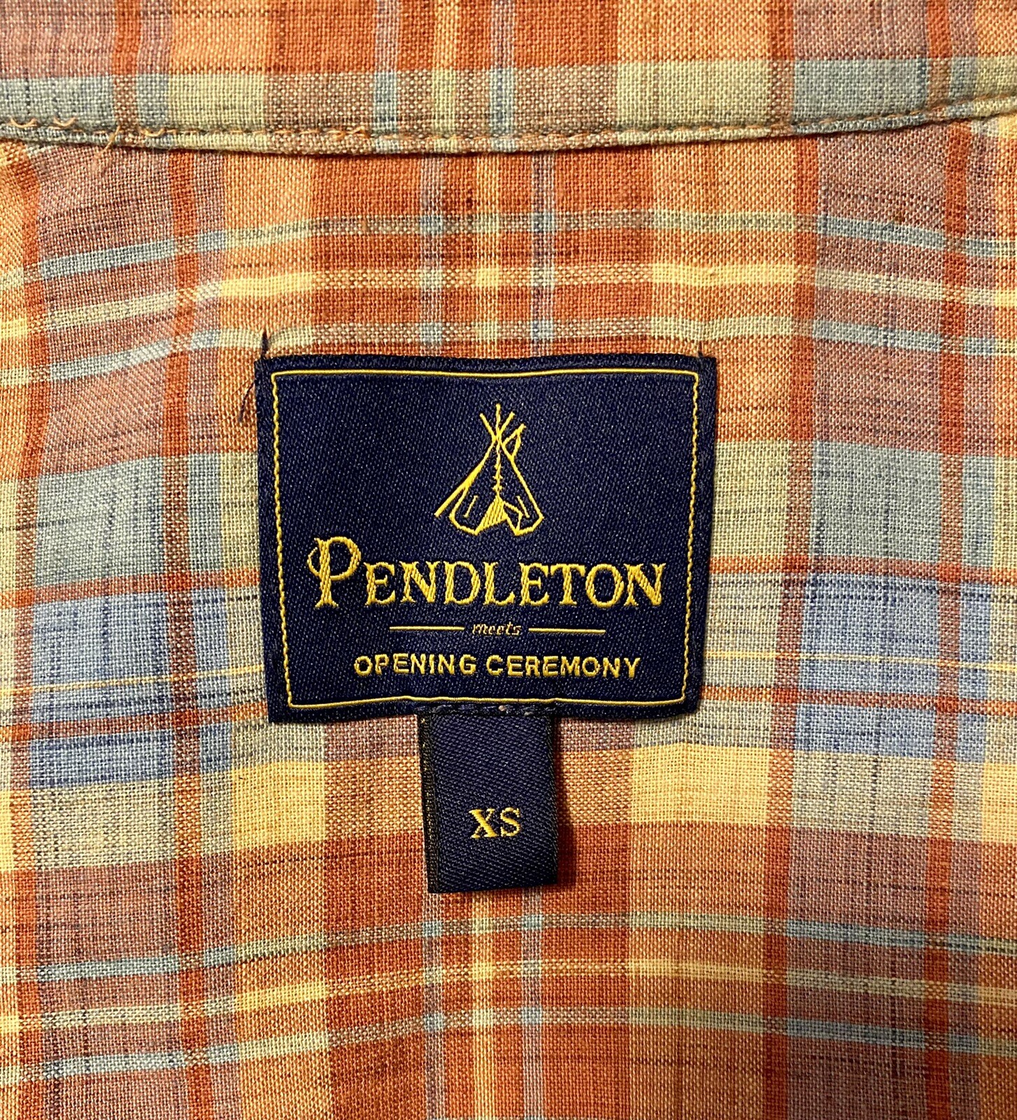 Pendleton Meets Opening Ceremony Button Front Top… - image 6