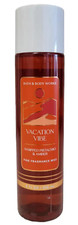 Bath  Body Works Vacation Vibe Fine Fragrance Mist 8 oz Whipped Pistachio/Amber