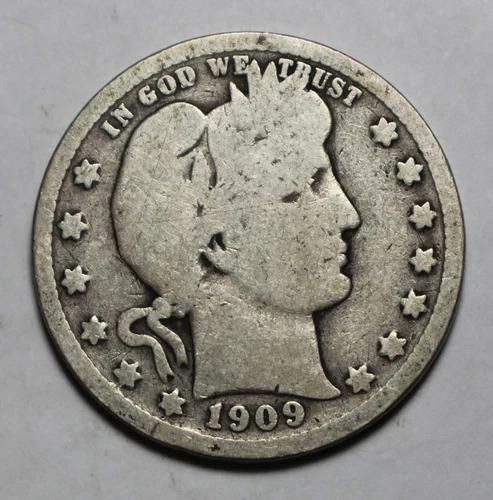 1909 S Barber Quarter UR406