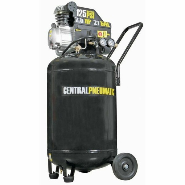 Central Pneumatic 125 PSI Cast Iron Vertical Air Compressor for sale
