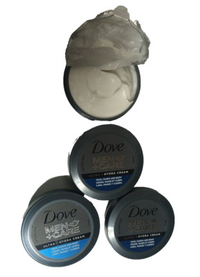 (4 x 75 ml ) Dove MÄNNER +PFLEGE ULTRA HYDRA CREME GESICHT, HÄNDE UND KÖRPER