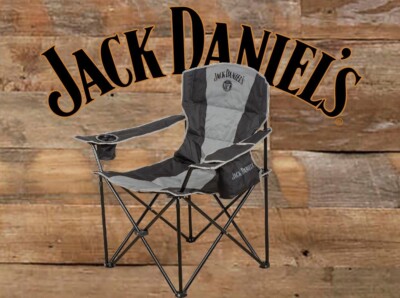Jack Daniels Old No. 7 Folding Chair - Camping - Tailgating - BBQ - Party