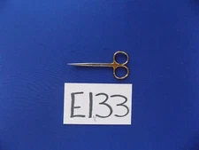 E133 Padgett Iris Curved Sharp Tip Ophthalmic Scissors 4.5" Length P2705