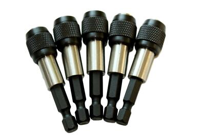 5 St. Bithalter magnetisch Quick-Release Adapter für Hex-Bits 6,35mm - 1/4''