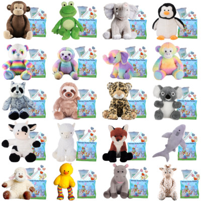 DIY TEDDYBÄR SET ohne Nähen - Build a Make your own Plüschtier - Größe: 16 Zoll/40 cm