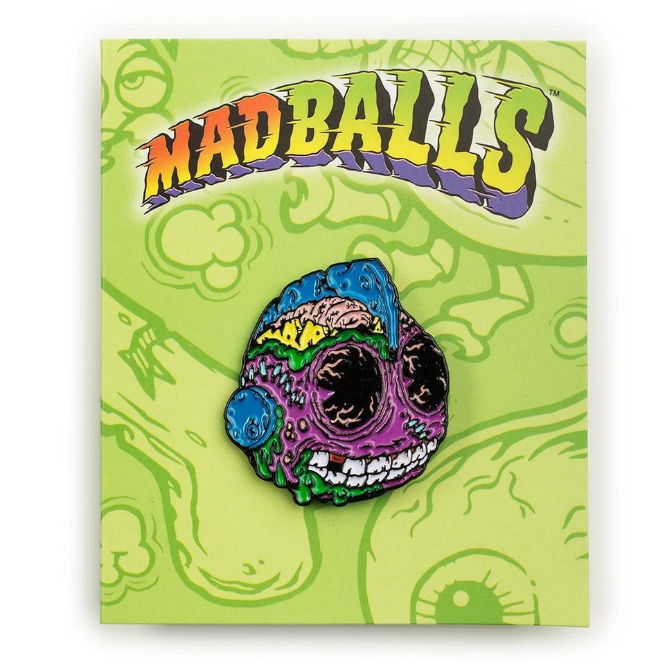 kidrobot Madballs Enamel Pin Series - Bot Head - New - Image 2 of 4