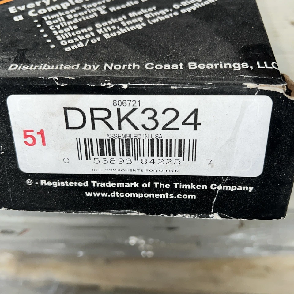 Differential Bearing Kit  Timken DRK324 Made In USA 🇺🇸 Free Shipping ! - Image 2 of 4