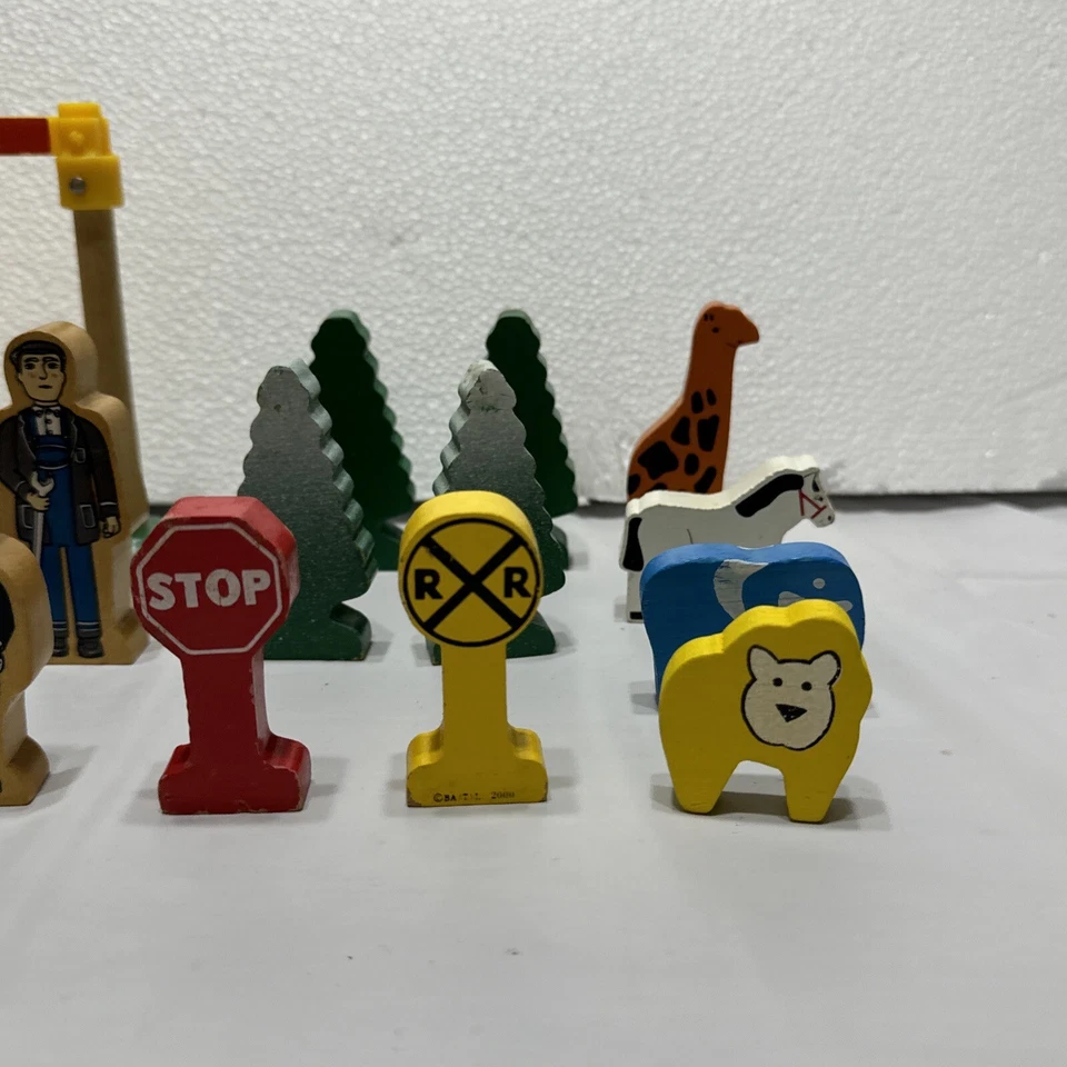 Thomas The Tank - Wooden Railway - Standing Controllers + Driver & Mechanic Foto 3 de 4