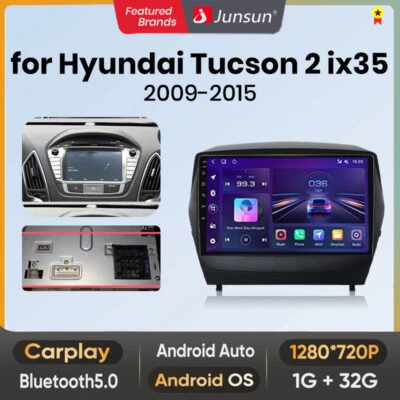 32GB Android 13 Für Hyundai IX35 Tucson 2009-2015 Autoradio GPS NAVI BT SWC DAB+ - Bild 1 von 4