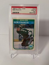 1982-83 O-PEE-CHEE - Ron Francis #123 - Graded PSA 9 (RC)