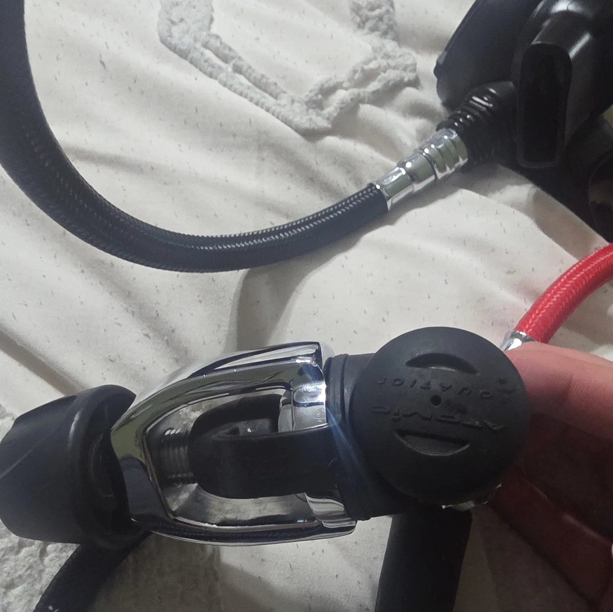 Used Atomic Aquatics B2 Regulator with Sealed 1st Stage and Swivel