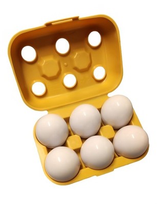 Montessori Color & Shape Plastic Matching Egg Set of 6 STEM Toddler Toy