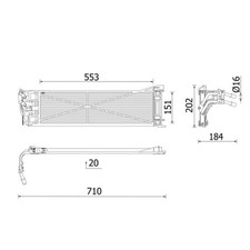 MAHLE ÖLKÜHLER AUTOMATIKGETRIEBE passend für BMW X5 X6 X7 | CLC 306 000P