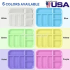 Dental Instrument Tray Autoclavable Plastic Setup Divided Trays for Medical