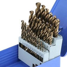 Cobalt Jobber Twist Drill Bit Sets for Drilling Stainless Steels  Hard meta
