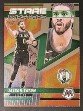 Jayson Tatum 2024-25 Mosaic STARE MASTERS Insert Card (no.13) MISCUT