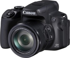 Canon Power Shot SX70 HS Compact Digital Camera Zoom Lens Black Japan W/Box