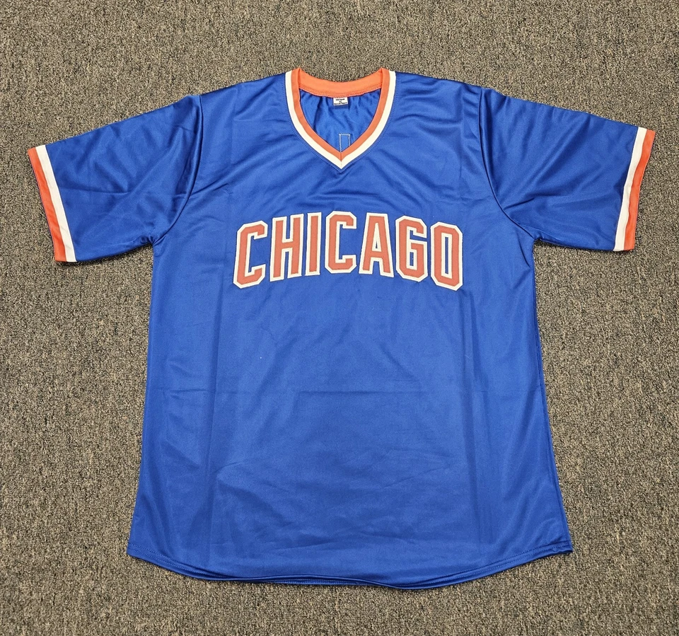 Autographed/Signed Rick Sutcliffe Chicago Blue Baseball Jersey Beckett JSA COA - Image 2 of 2