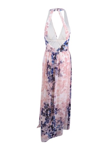 SL Fashions Women's Floral-Print A-Line Gown (8, Multi) - 第 2/2 張圖片