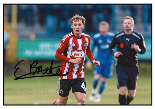 11078. Ethan Brierley Signed Pictures (A4 Prints) Brentford Exeter Rochdale etc.