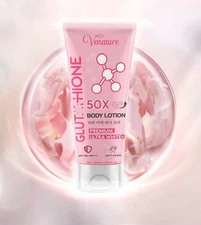 Venature Glutathione Body Whitening Lotion 50X Tone Up W/SPF50 + FREE SHIPPING +