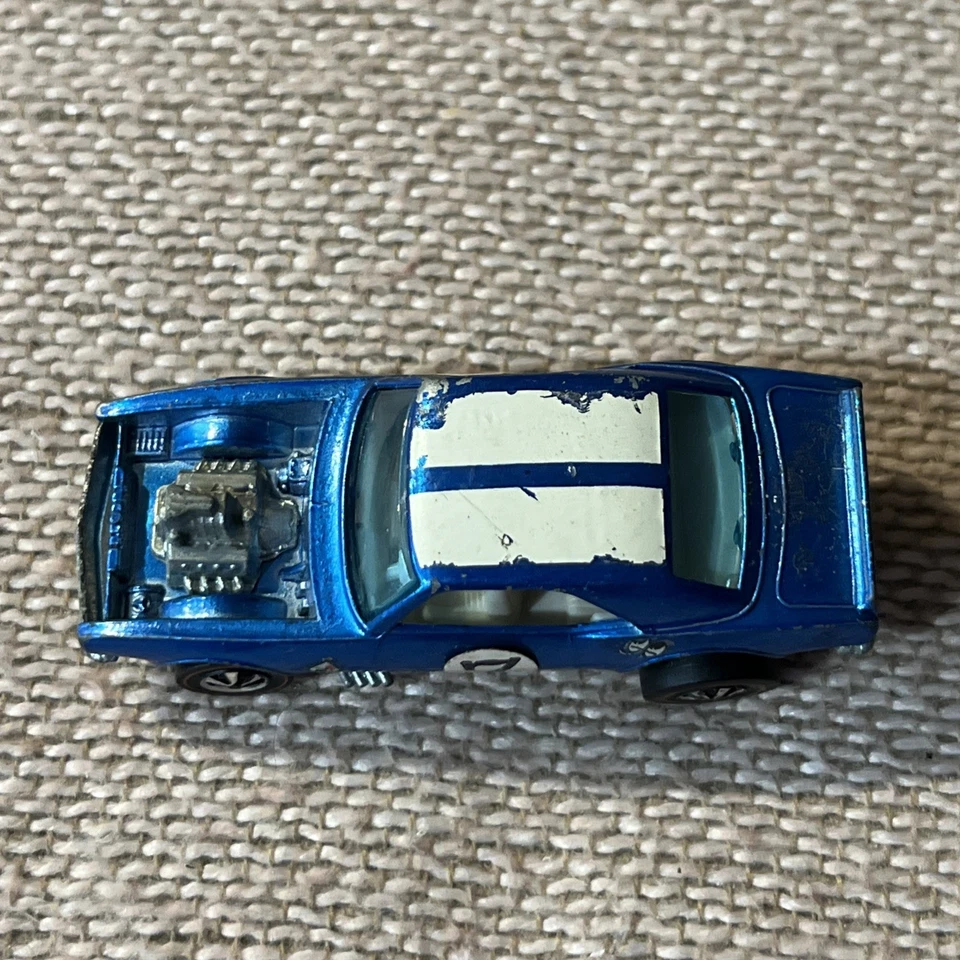 Винтажный Mattel Hot Wheels Redline синий тяжелый Chevy 1969 оригинал - Изображение 2 из 4