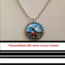 Thomas The train personalized necklace with name of your choice great gift favor