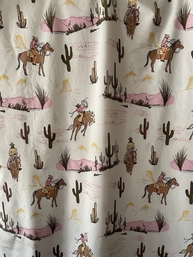 Cowboy Cowgirl Einzel Bettbezug Set Wende Pferde Kaktus Prärie Bettwäsche