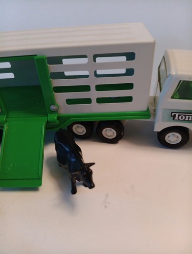 Vintage Tonka Die-Cast Semi Truck Cab 811974-A Pressed Steel Green 10” Long - Picture 4 of 8