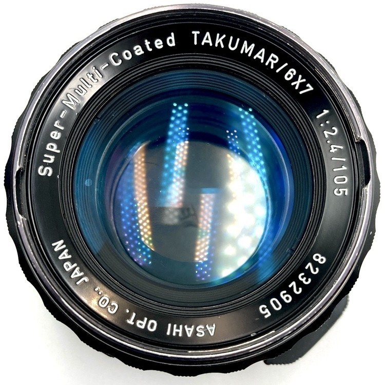 Asahi Pentax SMC Takumar 6x7 105mm f/2.4 Lens [NEAR MINT] From