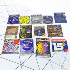 Vintage NEW Lot of 13 AOL America Online Discs/CDs Sealed Bonus AOL Floppy Disc 