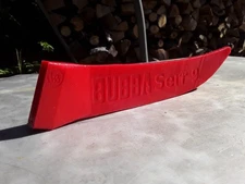 Bubba Blade 9" Serrated Flex Filet knife Personalized Scabbard Sheath ridgidPETG