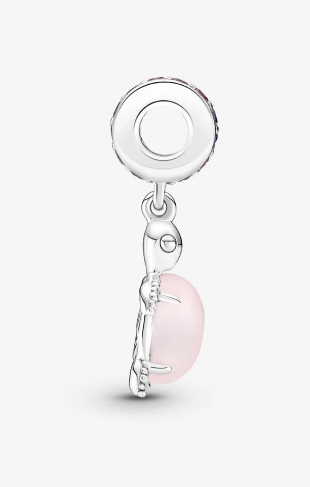 Pandora Rosafarbene Meeresschildkröte Murano-Glas Charm-Anhänger - Bild 3 von 4