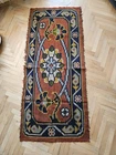 RRR RARE Vintage Bulgarian Wool Carpet Rug Handmade