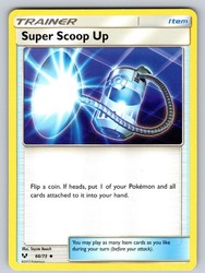 Super Scoop Up 66/73 Shining Legends Uncommon Pokemon TCG