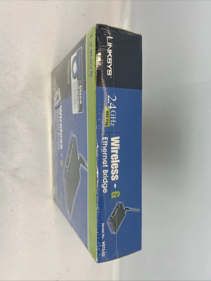 Linksys WET54G 2.4GHz 802.11g Wireless G Ethernet BRIDGE 54 Mbps- New Sealed - Image 2 of 4