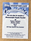 2025 Topps Signature Payton Pritchard Purple (RAW)