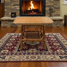 Handmade Willow Wicker Coffee Table | Natural Boho Side Table | Rustic Eco Home