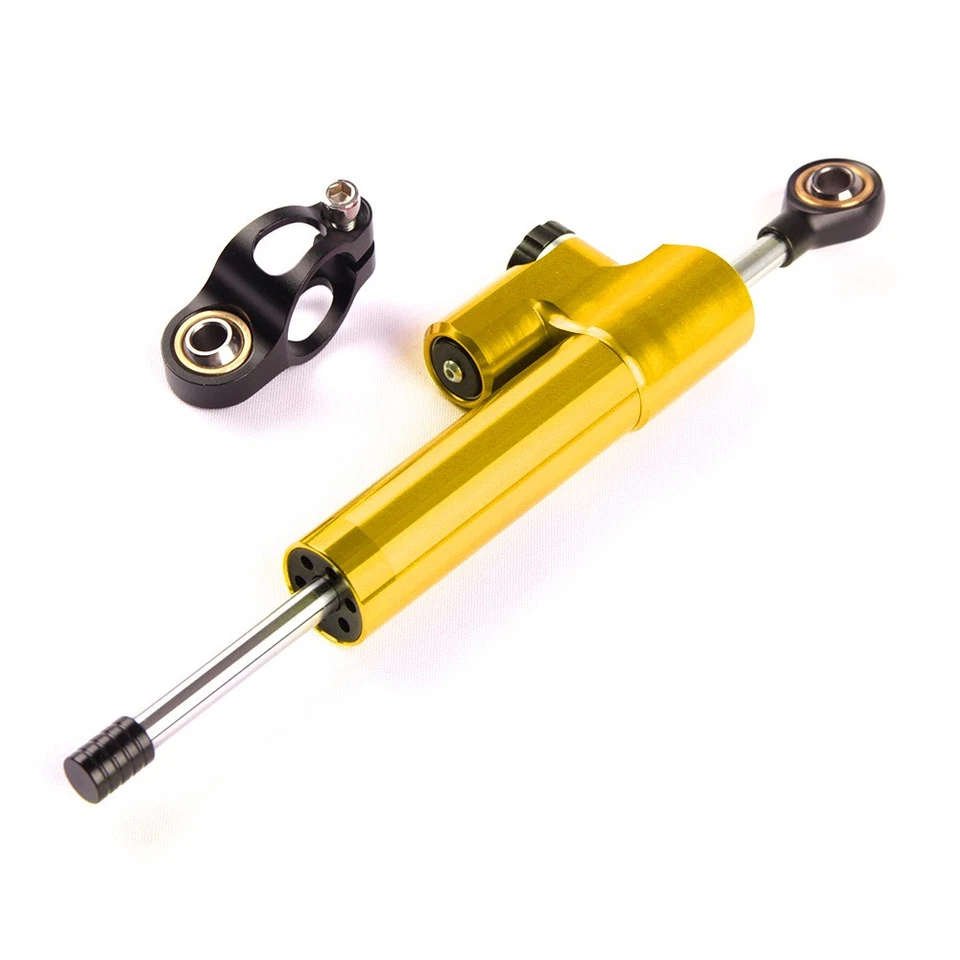 Motor Golden & Black Stabilizer Damper For Honda CB125S CB500 CB650R CB1000  - Imagem 3 de 3