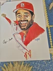 OZZIE SMITH PHOTO COLOR   SAINT-LOUIS CARDINALS 1993  BECKETT