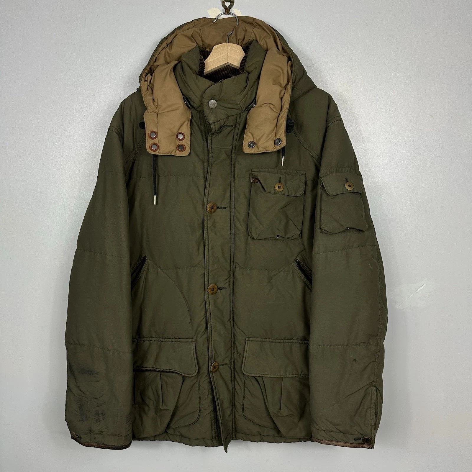 Polo Ralph Lauren Mountaineering Puffer Jacket, Green, Down, RRL, Mens Large
Opens in a new window o