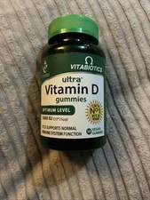 Vitabiotics - Ultra Vitamin D 1000IU -50 Gummies Vegetarian & Vegan 03/27