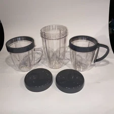NutriBullet Magic Bullet 3 Replacement Cups 18 & 24 Oz NB-101B