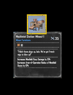 Skull & Bones SEASON 2 - Machinist Station - Minen (Ship Furniture) XBOX/PS5/PC
