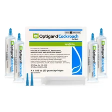 Syngenta Optigard Cockroach Killer 4-Pack | Roach Gel Bait (w/Plunger & Tips)