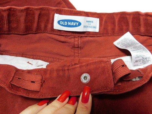 Old Navy Boys Size 6 Terracotta Color Corduroy Karate Slim Built-in Flex Max - Picture 6 of 6