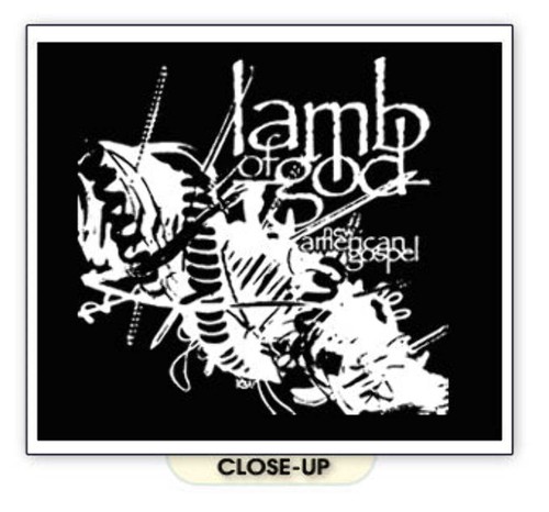 Maglietta Lamb of God New American Gospel - Maglietta Metal Hardcore Band - Foto 2 di 18