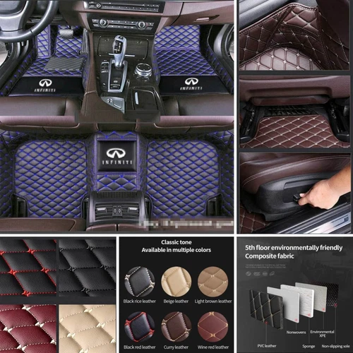 For Infinity G35 G25 G37 G20 Q50 QX50 QX60 M35 M37 M45 Car Floor Mats Liners - Picture 14 of 37