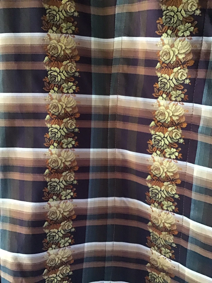 Blusa floral marrón vintage para mujer Austin Reed London New York talla 10” Foto 3 de 4